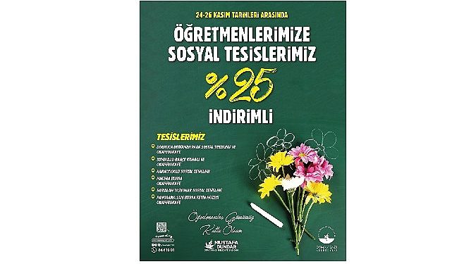 Osmangazi’den öğretmenlere özel indirim