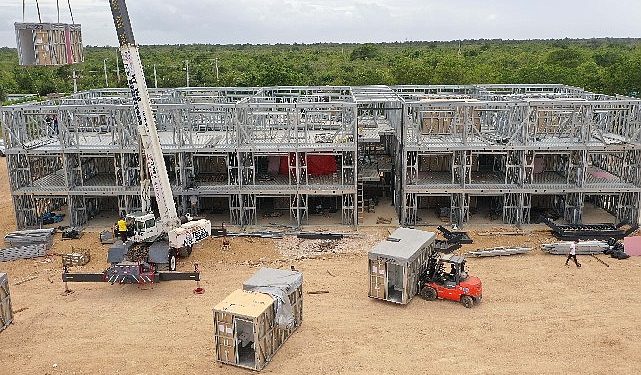 Sarsıntıya karşı inançlı yerler için çelik yapılar koşul