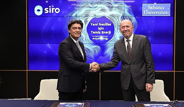 Siro ve Sabancı Üniversitesi, batarya ekosistemi için insan kaynağını birlikte yetiştirecek