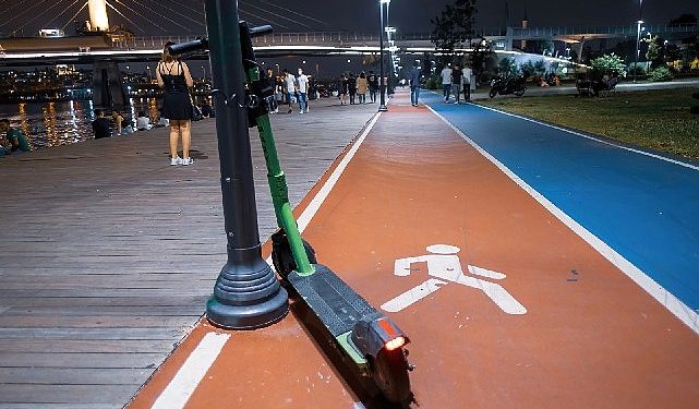 Skuter sürat sonu 5 ilçede 12.5 KM/Saat oldu