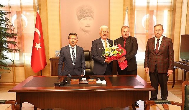 Sürücüler Odası Liderlerinden Başkan Gürün’e Teşekkür Ziyareti