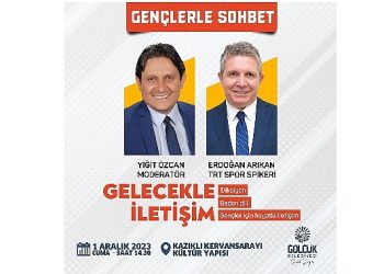 Ünlü spor spikeri gölcük’te gençlerle buluşacak