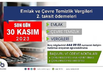 Vergi Ödemelerinizi Unutmayın!