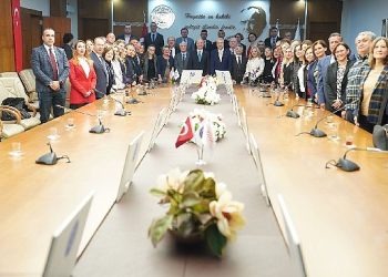 YÖK Lideri Prof. Dr. Özvar EÜ Senato toplantısına katıldı
