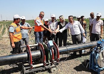 Antalya Büyükşehir Belediyesi sulama projeleri ile çiftçinin yanında