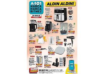 Avantajlı Teknolojik Eserler 28 Aralık’ta A101 Mağazalarında