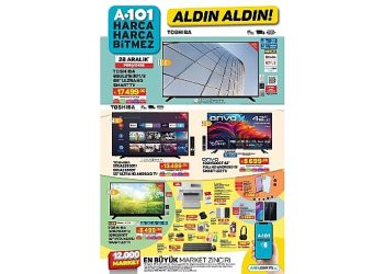 Avantajlı Teknolojik Eserler 28 Aralık’ta A101 Mağazalarında