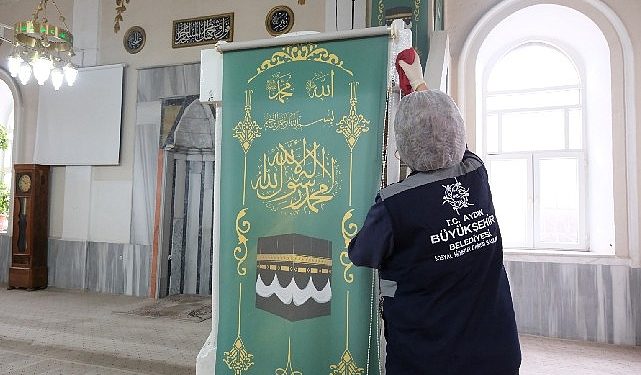 Aydın Büyükşehir Belediyesi ibadethaneleri pırıl pırıl yapıyor