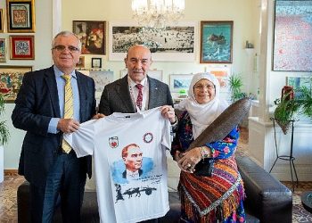 Balkan Ülkeleri Dostluk Derneği’nden Lider Soyer’e teşekkür ziyareti