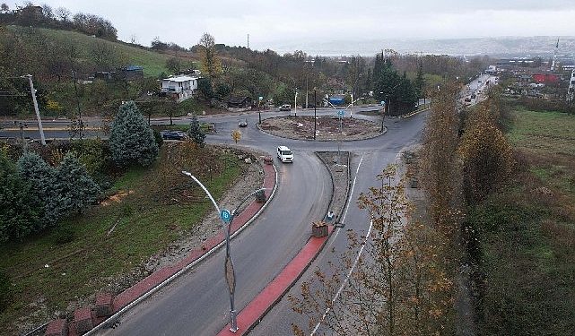 Başiskele’deki yeni kavşakla trafiğe nizam geldi