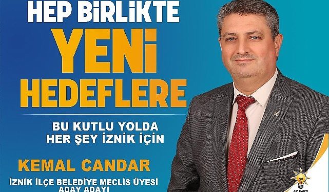 Bu kutlu yolda İznik için bende varım