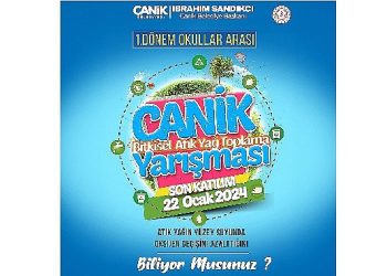 Canik’te Bitkisel Atık Yağ Toplayan Öğrencilere Ödül