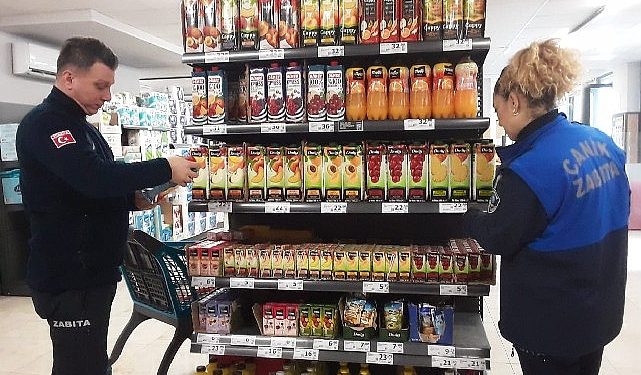 Canik’te Marketlere Sıkı Kontrol