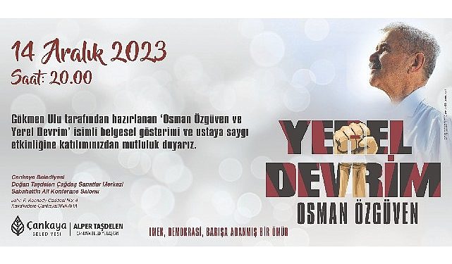 Çankaya’da “yerel devrim”
