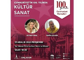 Cumhuriyet Söyleşileri Zeynep Oral ve Semih Çelenk ile devam ediyor