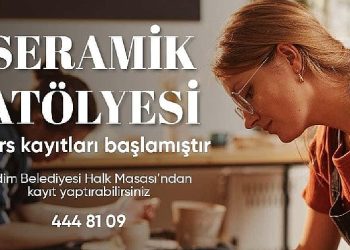 Didim Belediyesi Seramik Kursları için kayıtlar başladı