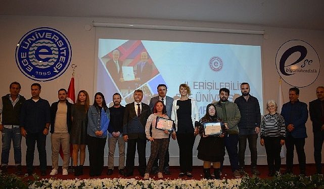 “Engelsiz Üniversite” ödüllü ünite yöneticileri çalışmalarını anlattı
