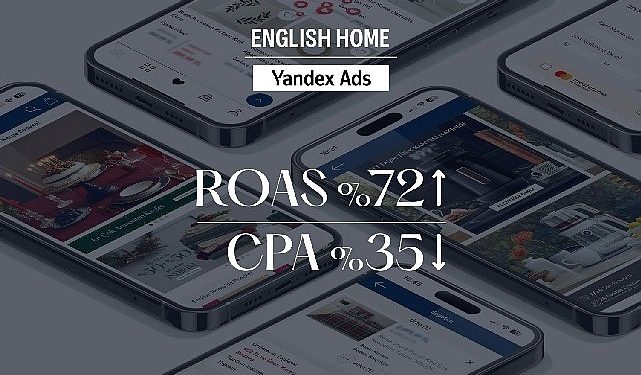 English Home, Yandex Ads iş birliği ile Efsane Cuma devrinde reklam harcama getirilerini %72 artırdı