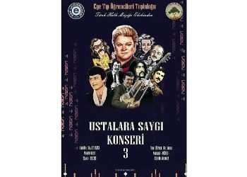 EÜ Tıp Fakültesi Öğrencileri Topluluğu’ndan “Ustalara Hürmet Konseri”