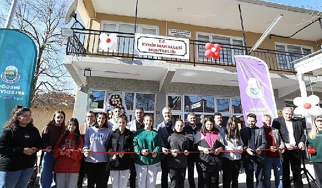 Eymir Mahalle Konağı Ve Kızlar Kulübü Yenilenen Yüzüyle Hizmete Girdi