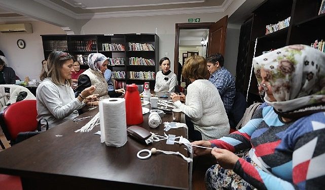Filiz lider belevi bayanları ile buluştu : birlikte üreterek güçleniyorlar