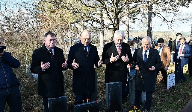 Gerenli Bulgaristan’da anma merasimine katıldı