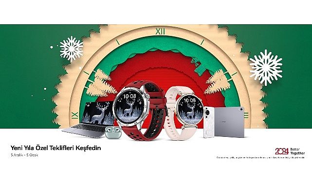 HUAWEI yeni yılı sürpriz indirim ve fırsatlarla karşılıyor