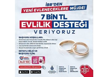 İBB 6 ayda 8 bin 600 ikili evlilik takviyesi sağladı