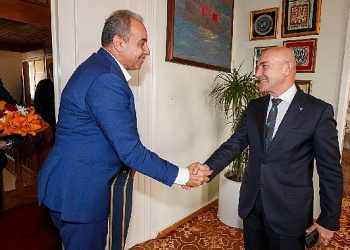 İzmir Veteriner Doktorları Odası’ndan Soyer’e dayanak ziyareti  Özkan: “En büyük bahtımız Tunç Başkan”