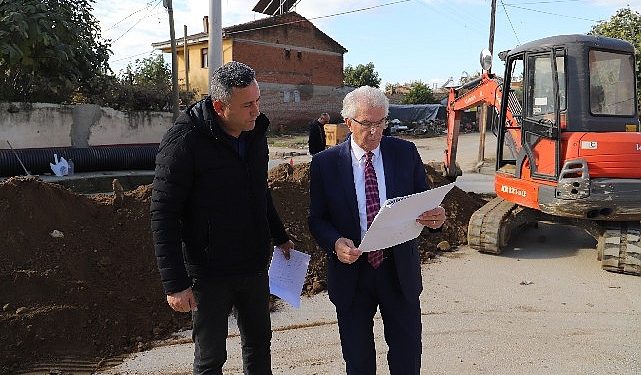 İZSU’nun Ödemiş’te yağmur suyu çizgisi yatırımları sürüyor