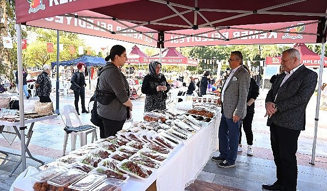 Kemer’de “Üreten mesken hanımları kermesi”