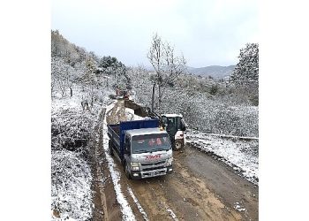 Kocaeli Büyükşehir A Kadrosu takımlarının kar mesaisi