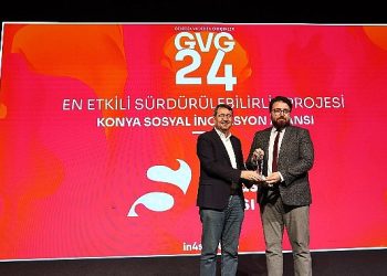 Konya Büyükşehir Belediyesi Toplumsal İnovasyon Ajansı’na ”En Tesirli Sürdürülebilirlik” Mükafatı