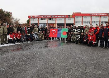 Konya Büyükşehir-Tika İş Birliğiyle Bangladeşli İtfaiyecilere Verilen Eğitim Programının İkinci Etabı Tamamlandı