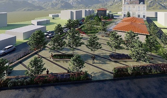 Köseköy’de meydan düzenlemesi başladı