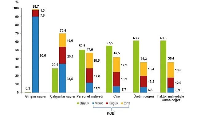 Küçük ve Orta Büyüklükteki Teşebbüs İstatistikleri, 2022