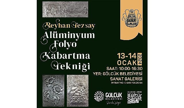 Kültürel sanatlar gölcük’te çağdaş sanatlarla birleşiyor