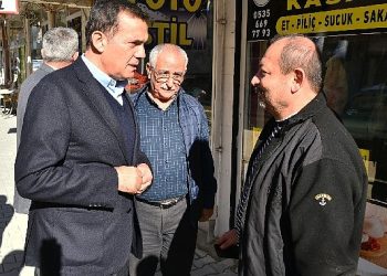 Lider Abdullah Özyiğit çalışmaları yerinde inceledi, vatandaşlarla buluştu