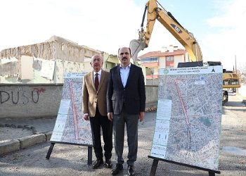 Lider Altay ve Lider Kavuş Kamulaştırması Biten Küçük Aymanas Caddesi’nde İncelemelerde Bulundu