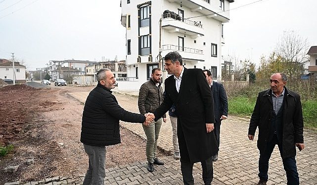 Lider kocaman çalışmaları yerinde inceledi