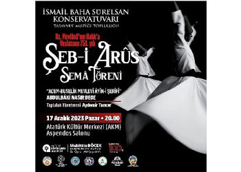 Mevlânâ vuslatının 750’nci yılında Sema Merasimi ile anılacak