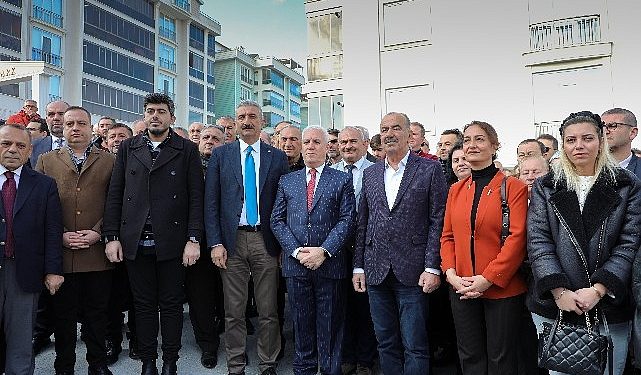 Mudanya belediyesi kapalı pazar yeri açıldı