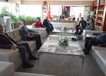 Muratpaşa Belediyesi Aday Adayı Çetin’den Lider Topaloğlu’na ziyaret