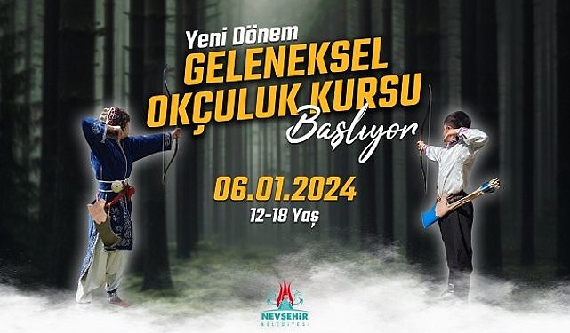 Nevşehir Belediyesi: Klasik okçuluk kursu açılacak