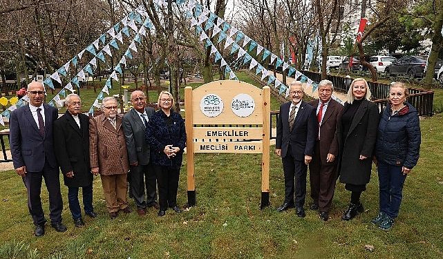 Nilüfer’de emeklilere özel park ve lokal kazandırıldı