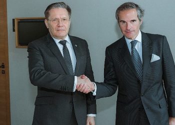 Rosatom Genel Müdürü Likhachev ve IAEA Genel Yöneticisi Grossi COP-28 kapsamında bir ortaya geldi