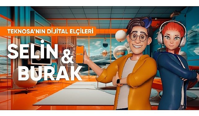 Teknosa’nın dijital elçileri Burak ve Selin teknoloji tutkunlarının yanında