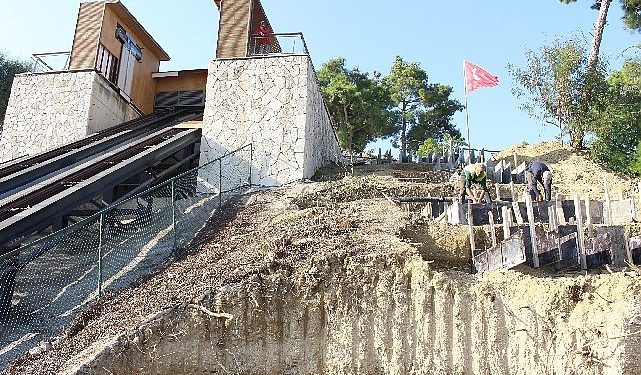 Türkbeleni’nde merdiven imaline başlandı