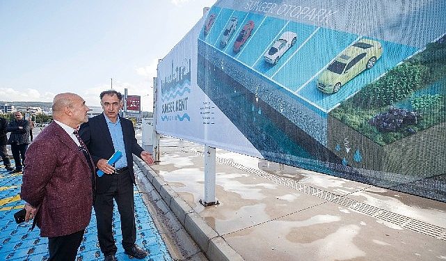 Türkiye’nin birinci sünger otoparkı İzmir’de