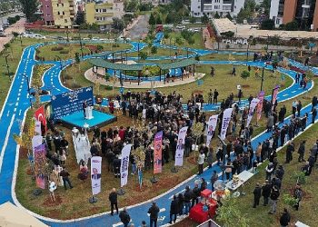 Yenişehir Belediyesi 5 bin metrekarelik bisiklet eğitim parkı açtı